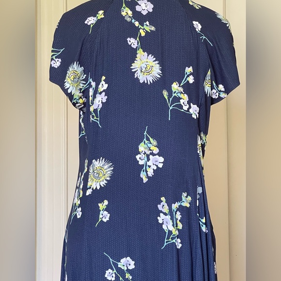 Free People Lost In You Midi Low High Floral Dress Large - Picture 6 of 11
